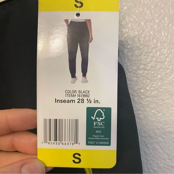 32 Degrees Soft Twill Joggers drawstring pants soft stretch athletic black S - Picture 12 of 13